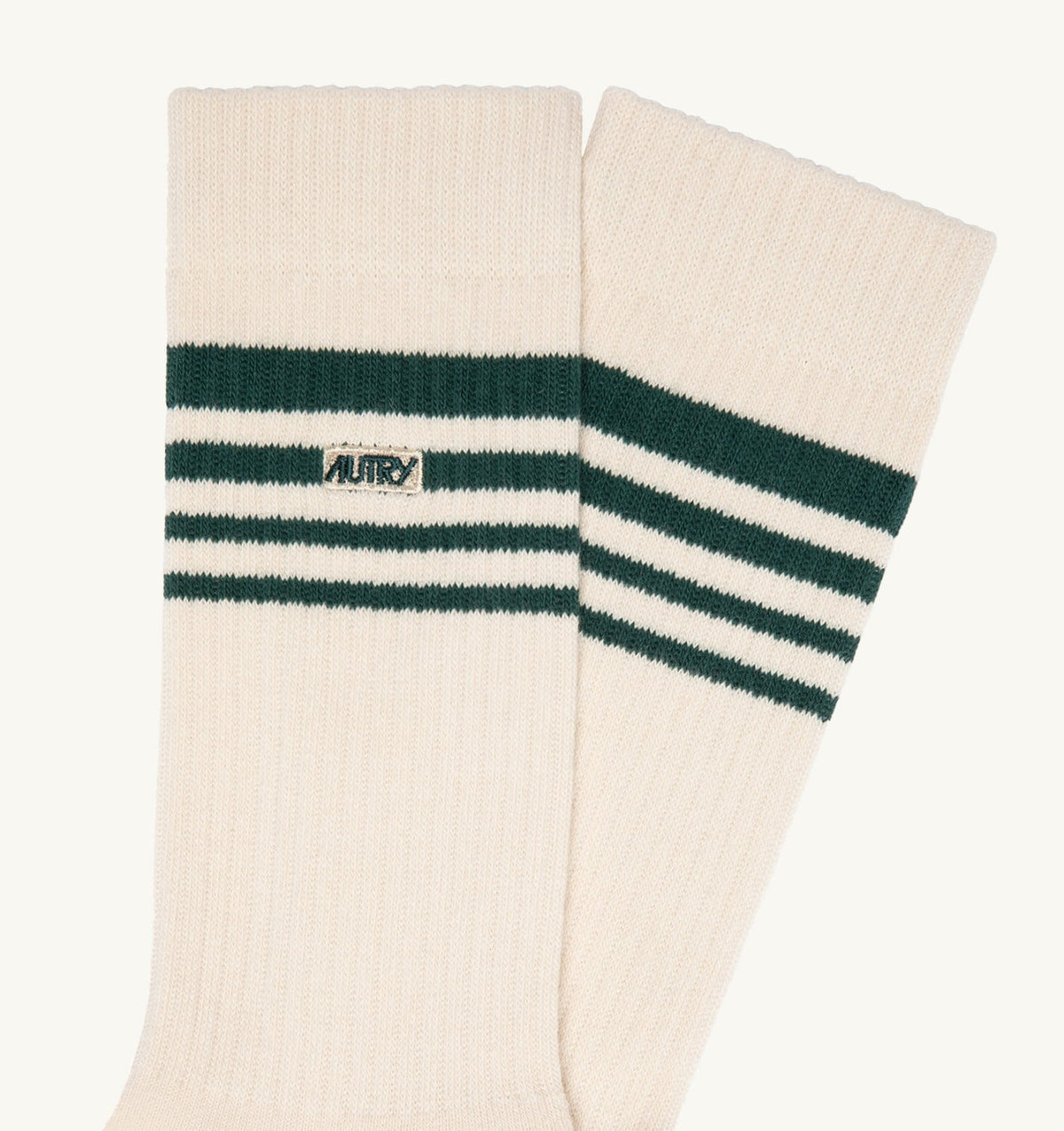 AUTRY Woman|Man JACQUARD SOCKS WITH LOGO AND STRIPES UNISEX