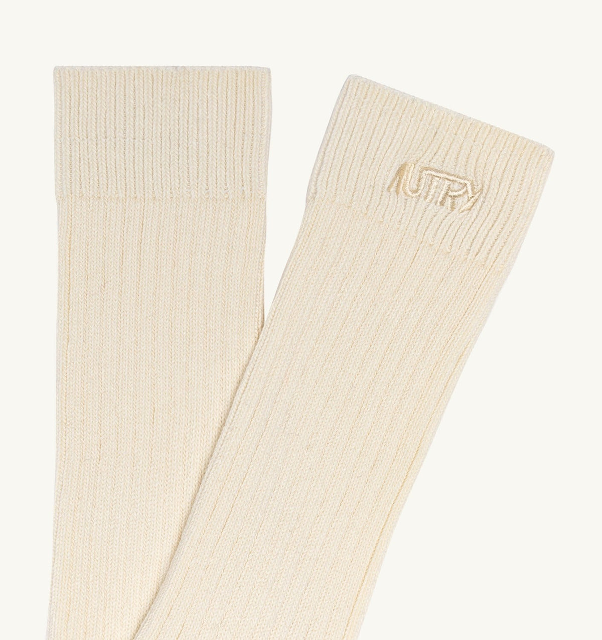 AUTRY Woman|Man RIBBED SOCKS WITH EMBROIDERED LOGO UNISEX
