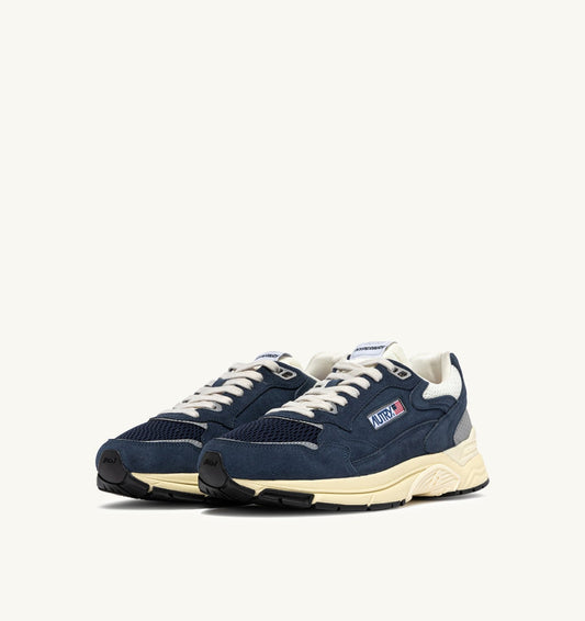 AUTRY Man HYPERWAY SNEAKERS IN BLUETTE AND MARSHMALLOW MESH AND SUEDE