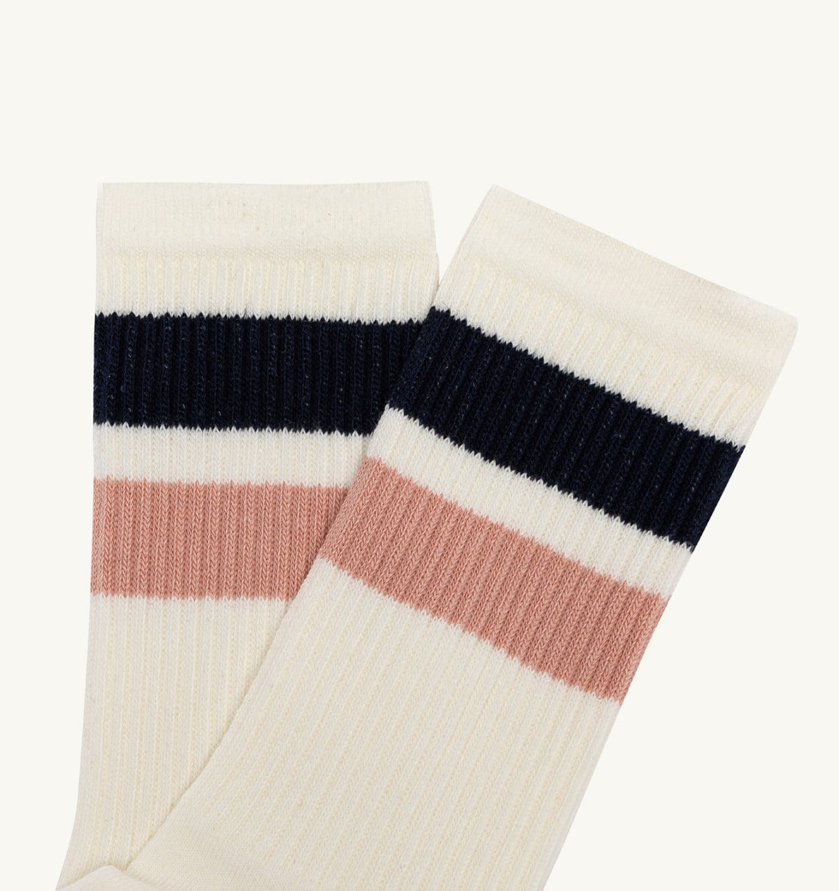 AUTRY Kid STRIPED JACQUARD LOGO SOCKS KIDS