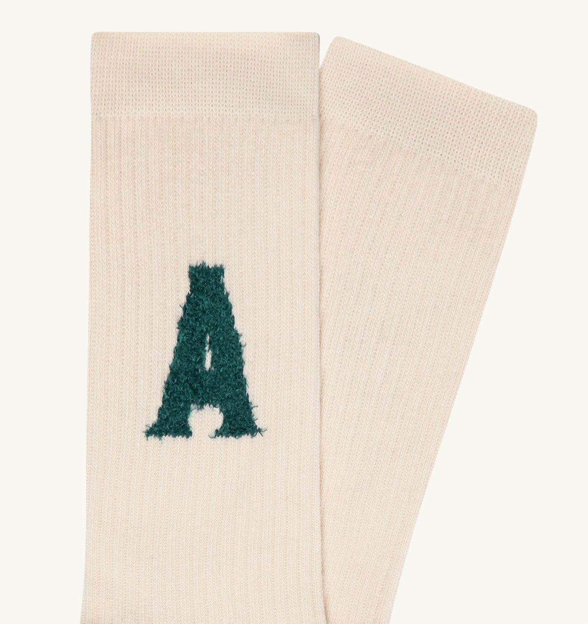 AUTRY Woman|Man RIBBED SOCKS WITH JACQUARD LOGO UNISEX
