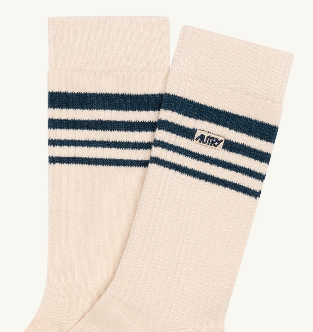 AUTRY Woman|Man JACQUARD STRIPED SOCKS WITH LOGO UNISEX