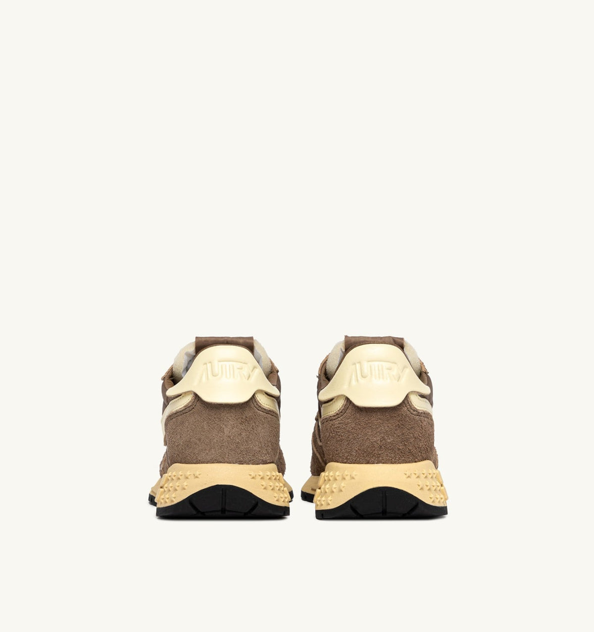 AUTRY Woman REELWIND LOW SNEAKERS IN CROC AND RUTABAGA NYLON AND SUEDE