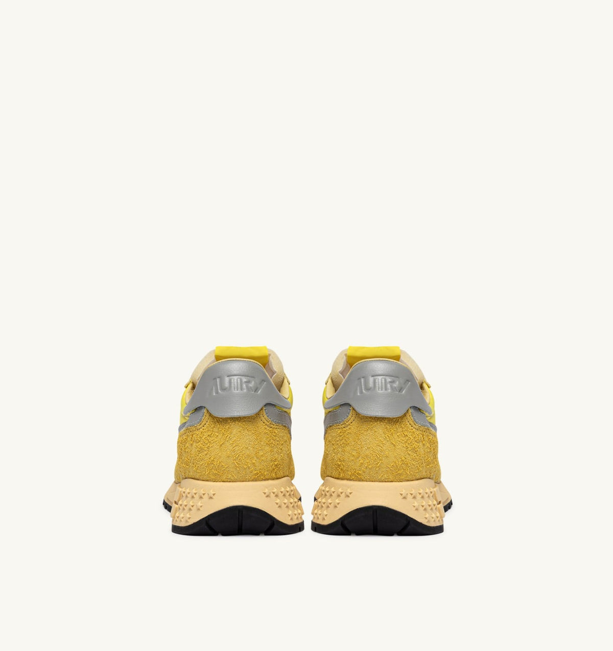 AUTRY Woman REELWIND LOW SNEAKERS IN POPCORN AND VAPOR NYLON AND SUEDE