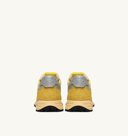 AUTRY Woman REELWIND LOW SNEAKERS IN POPCORN AND VAPOR NYLON AND SUEDE