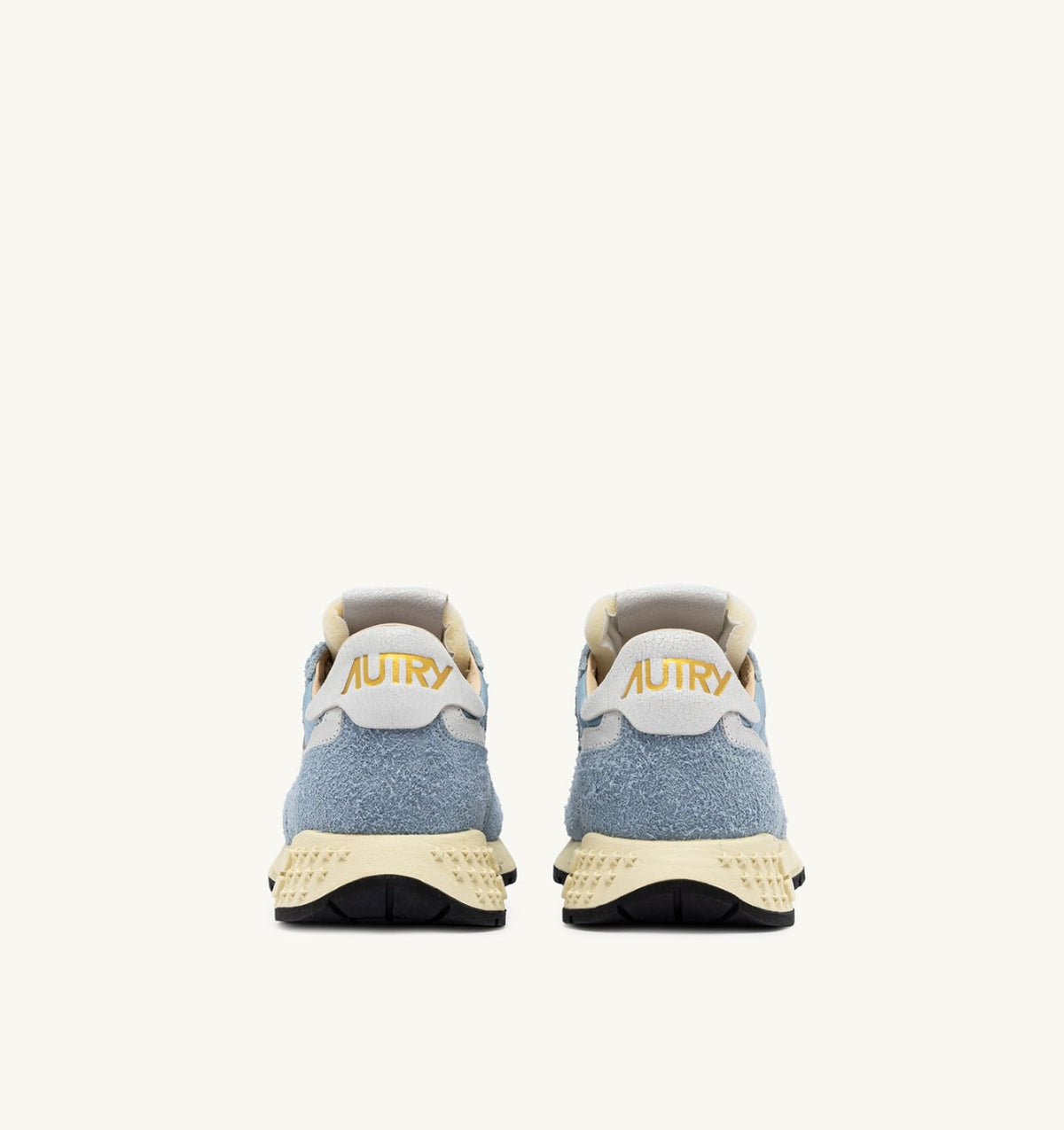 AUTRY Woman REELWIND LOW SNEAKERS IN CELESTIAL BLUE NYLON AND SUEDE