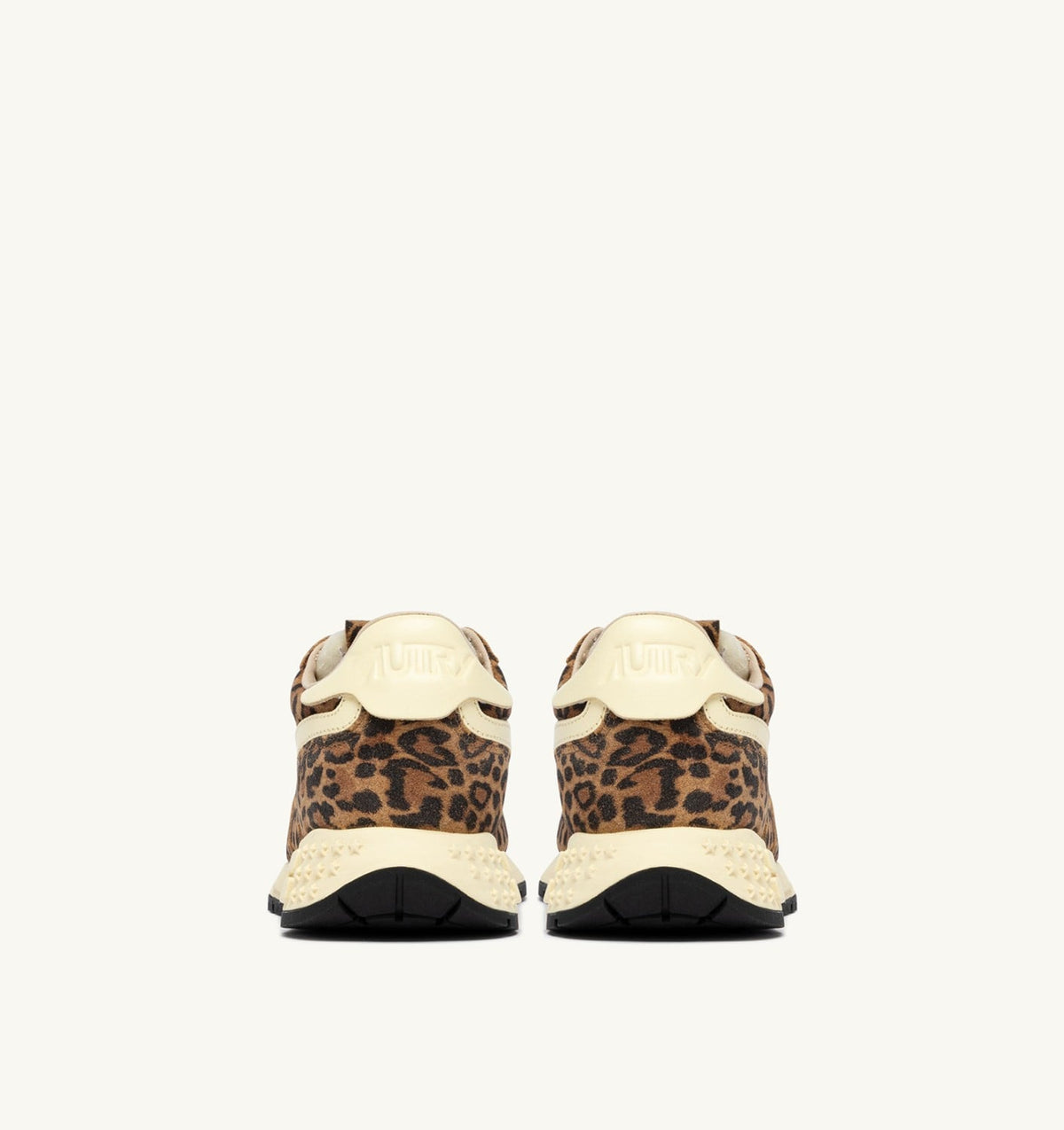 AUTRY Woman REELWIND LOW SNEAKERS IN LEOPARD SUEDE AND RUTABAGA LEATHER