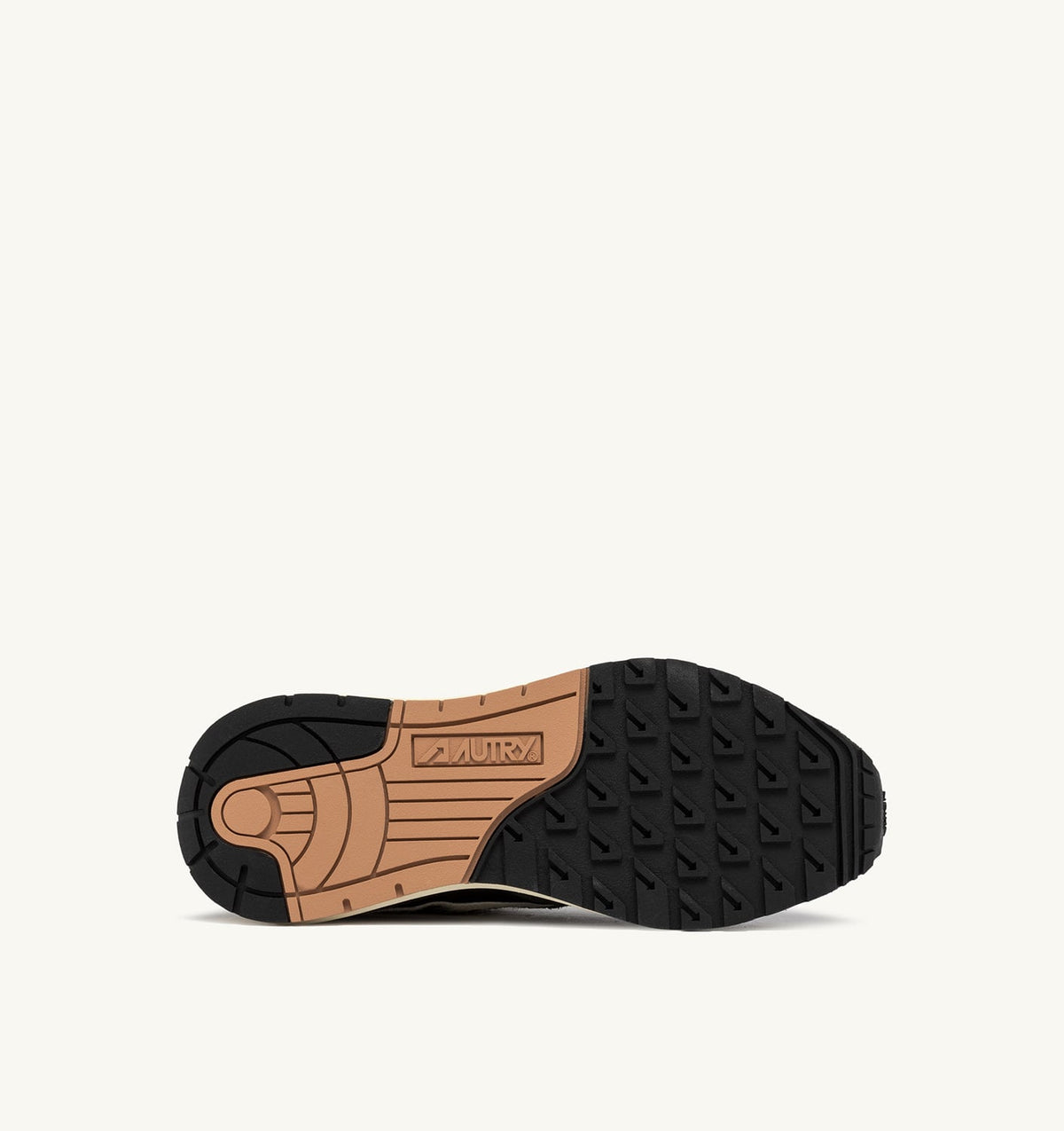 AUTRY Woman REELWIND LOW SNEAKERS IN PEAT AND NUT SUEDE AND NYLON