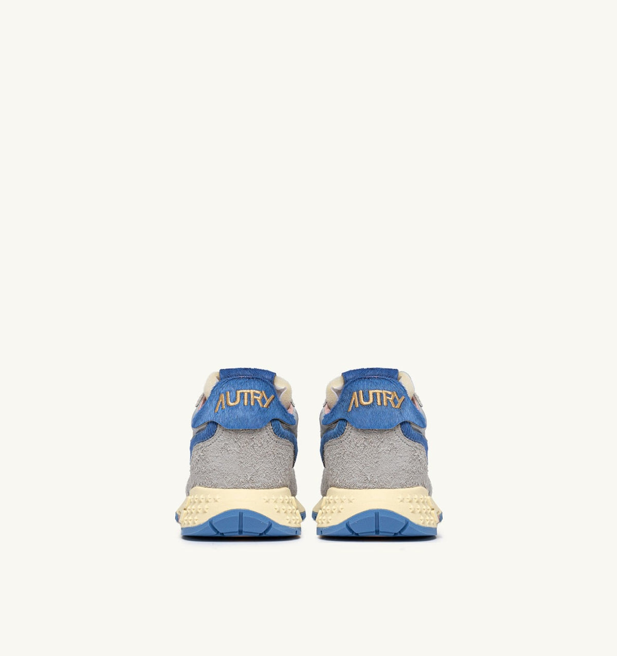 AUTRY Woman REELWIND LOW SNEAKERS IN NYLON AND SUEDE COLOR VAPOR AND DELLA ROBBIA BLUE