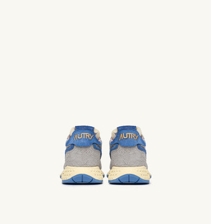 AUTRY Woman REELWIND LOW SNEAKERS IN NYLON AND SUEDE COLOR VAPOR AND DELLA ROBBIA BLUE