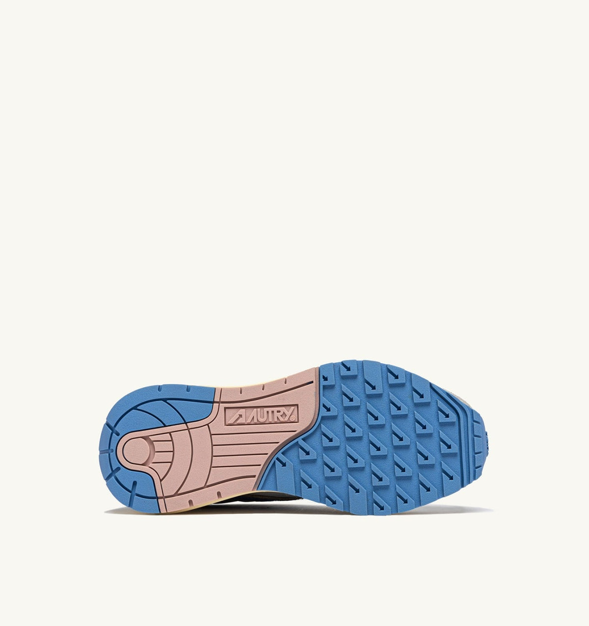 AUTRY Woman REELWIND LOW SNEAKERS IN NYLON AND SUEDE COLOR VAPOR AND DELLA ROBBIA BLUE