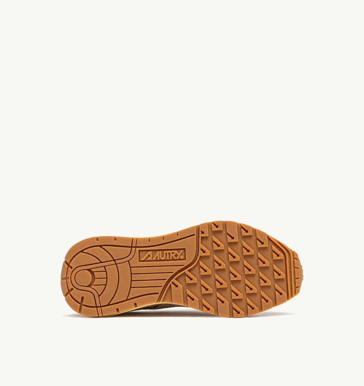 AUTRY Woman REELWIND LOW SNEAKERS IN NYLON AND SUEDE COLOR ECRU AND ROCK