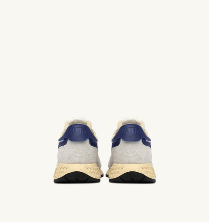 AUTRY Woman REELWIND LOW SNEAKERS IN NYLON AND SUEDE COLOR WHITE AND LIMOGES