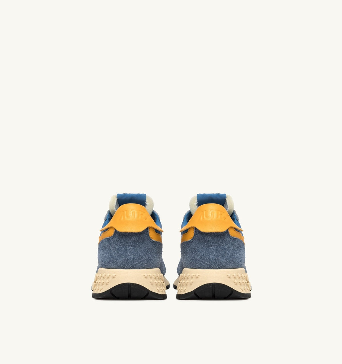AUTRY Woman REELWIND LOW SNEAKERS IN NYLON AND SUEDE COLOR CENBLE AND GOLD FUSION