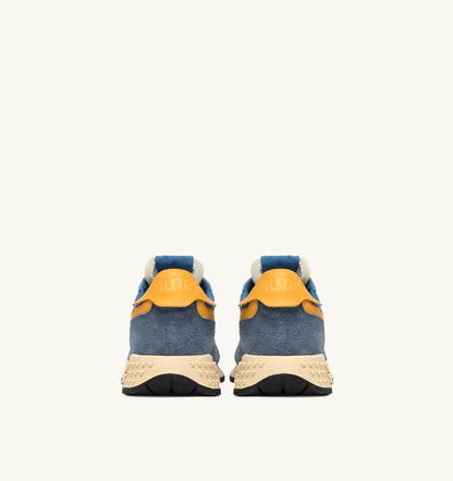 AUTRY Woman REELWIND LOW SNEAKERS IN NYLON AND SUEDE COLOR CENBLE AND GOLD FUSION