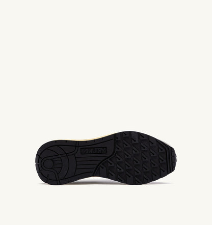 AUTRY Woman REELWIND LOW SNEAKERS IN PISTACHIO AND BLACK NYLON AND SUEDE