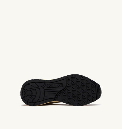AUTRY Woman REELWIND LOW SNEAKERS IN ROSE CANNEL AND RAFFIA NYLON AND SUEDE