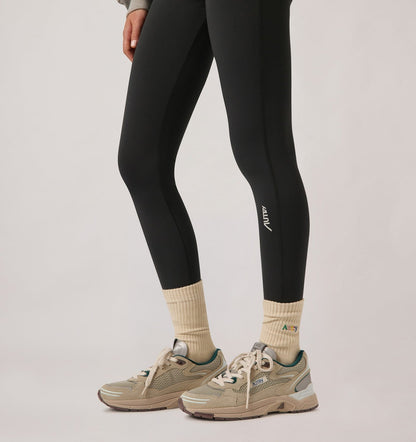 AUTRY Woman HYPERWAY SNEAKERS IN ECRU AND SPA BLUE SUEDE AND MESH