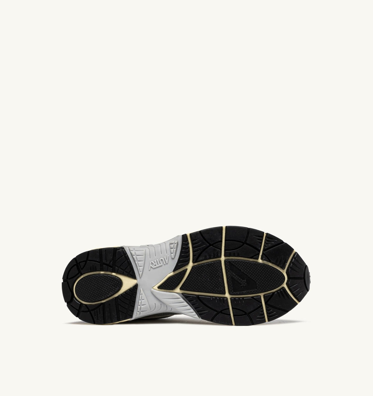 AUTRY Woman HYPERWAY SNEAKERS IN WHITE SILVER AND BLACK SYNTHETIC LEATHER AND MESH