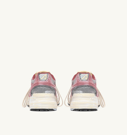 AUTRY Woman HYPERWAY SUPER VINTAGE SNEAKERS IN BABOL AND SILVER SUEDE