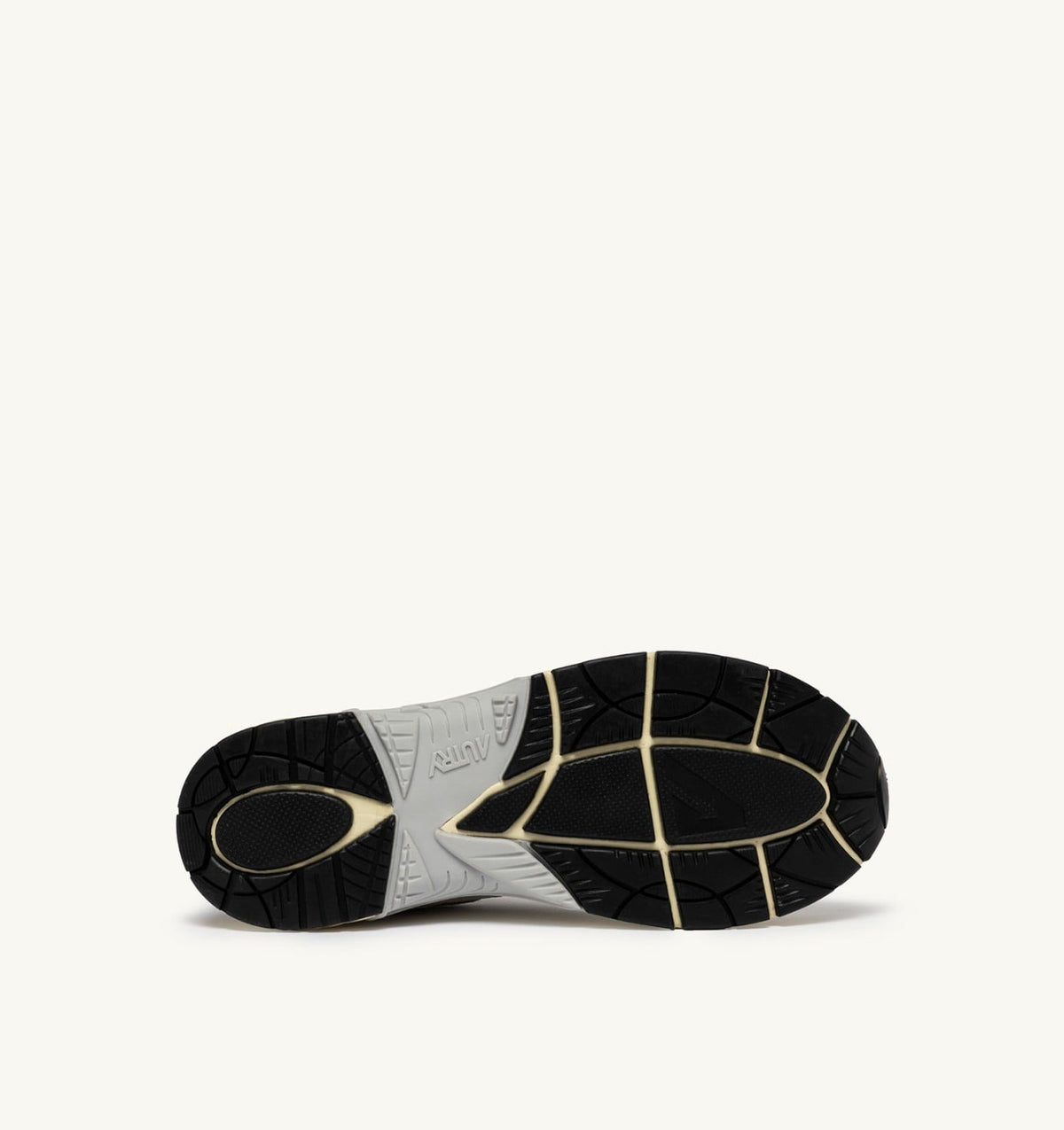 AUTRY Woman HYPERWAY SNEAKERS IN WHITE AND GRAY LEATHER AND MESH