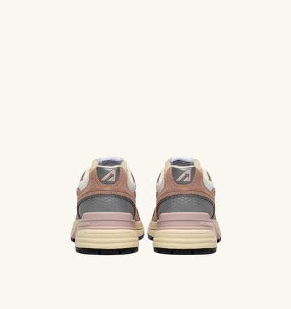 AUTRY Woman HYPERWAY SNEAKERS IN SILK AND WHITE SUEDE AND MESH