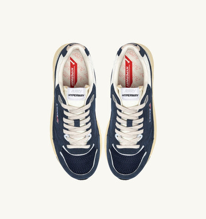 AUTRY Woman HYPERWAY SNEAKERS IN BLUETTE AND MARSHMALLOW MESH AND SUEDE