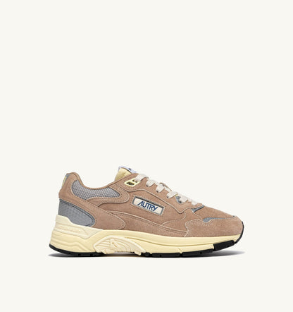 AUTRY Woman HYPERWAY SNEAKERS IN SOUTHERN MOONLIGHT AND SILVER MESH AND SUEDE