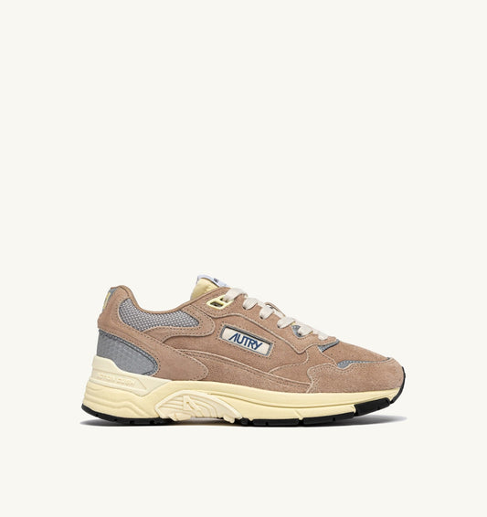 AUTRY Woman HYPERWAY SNEAKERS IN SOUTHERN MOONLIGHT AND SILVER MESH AND SUEDE