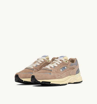 AUTRY Woman HYPERWAY SNEAKERS IN SOUTHERN MOONLIGHT AND SILVER MESH AND SUEDE