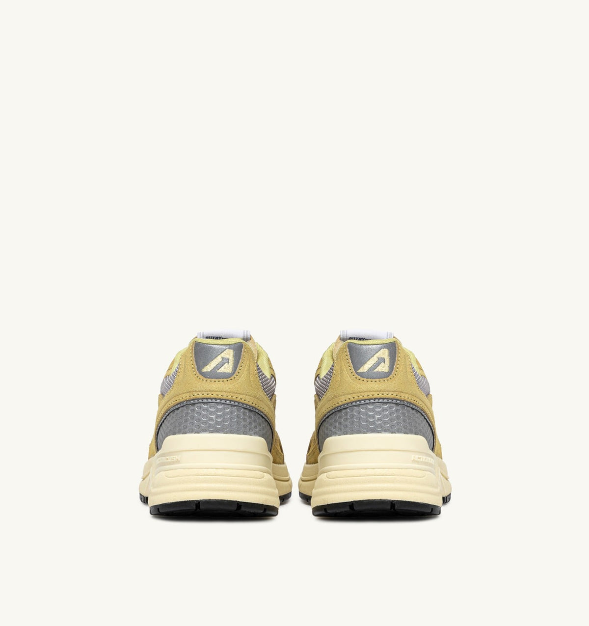 AUTRY Woman HYPERWAY SNEAKERS IN SOUTHERN MOSS AND SILVER MESH AND SUEDE