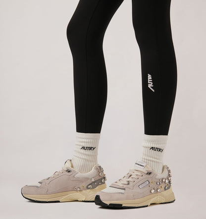 AUTRY Woman HYPERWAY SNEAKERS IN WHITE WITH DETAILS MESH AND SUEDE