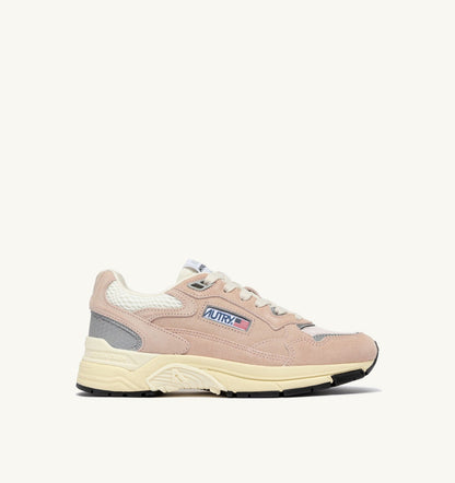 AUTRY Woman HYPERWAY SNEAKERS IN SILK AND MARSHMALLOW MESH AND SUEDE