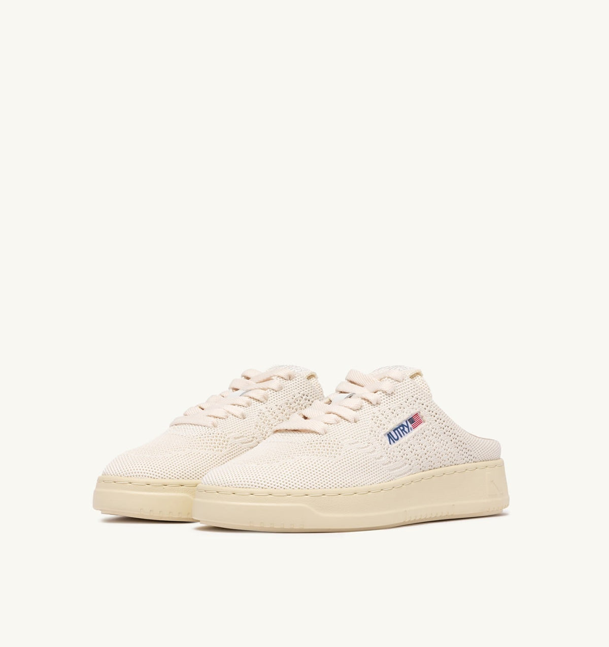 AUTRY Woman EASEKNIT MULE SNEAKERS COLOR IVORY WHITE