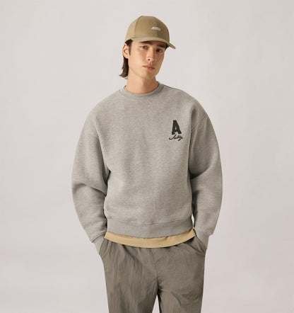 AUTRY Woman|Man HERITAGE SWEATSHIRT WITH WASHED EFFECT UNISEX