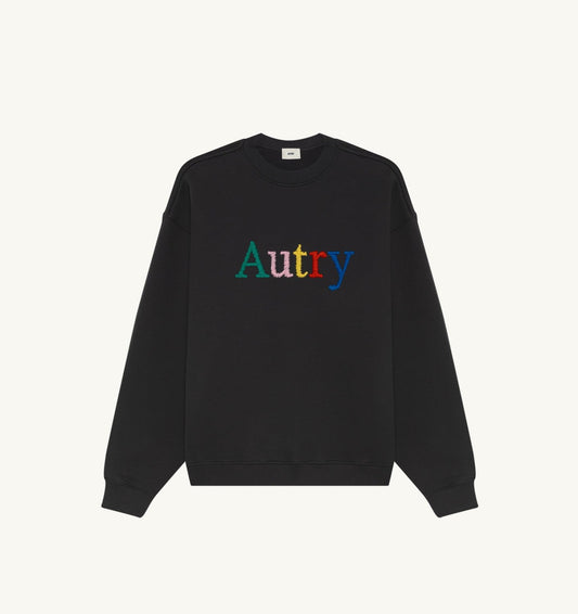 AUTRY Woman|Man SWEATSHIRT WITH MULTICOLOR LOGO UNISEX