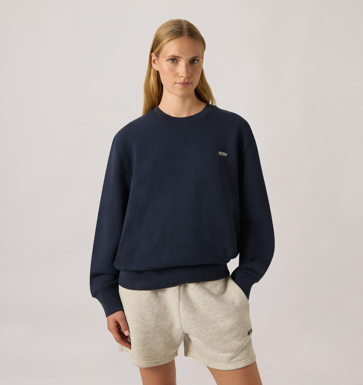 AUTRY Woman EMBROIDERED LOGO CREWNECK SWEATSHIRT WOMAN