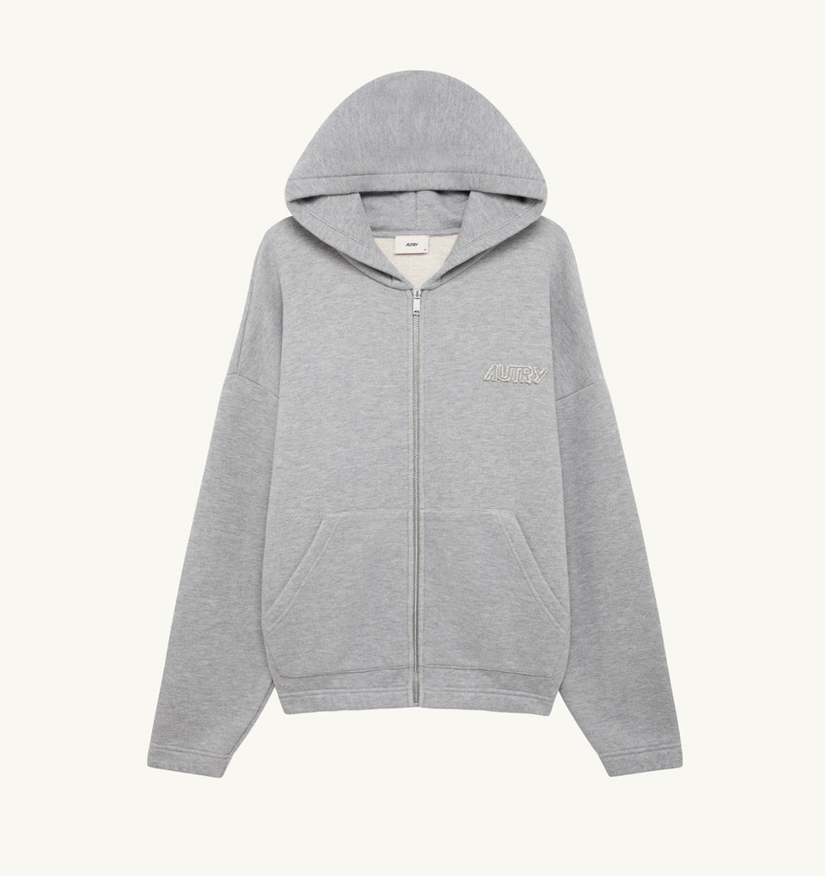 AUTRY Woman|Man TONAL LOGO FULL ZIP HOODIE UNISEX