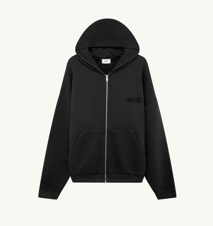 AUTRY Woman|Man TONAL LOGO FULL ZIP HOODIE UNISEX