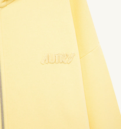 AUTRY Woman|Man TONAL LOGO FULL ZIP HOODIE UNISEX