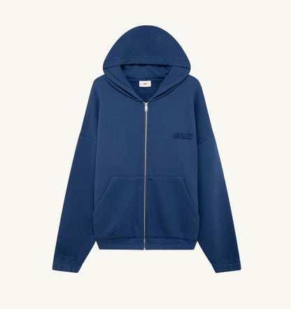 AUTRY Woman|Man TONAL LOGO FULL ZIP HOODIE UNISEX