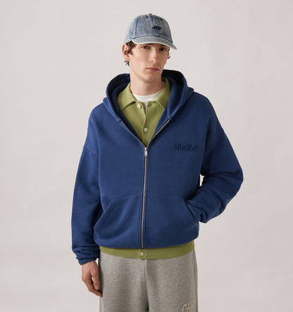 AUTRY Woman|Man TONAL LOGO FULL ZIP HOODIE UNISEX