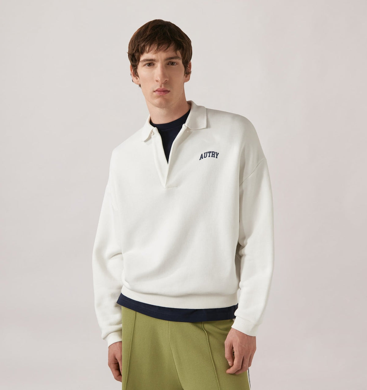 AUTRY Woman|Man COLLEGE POLO SWEATSHIRT UNISEX