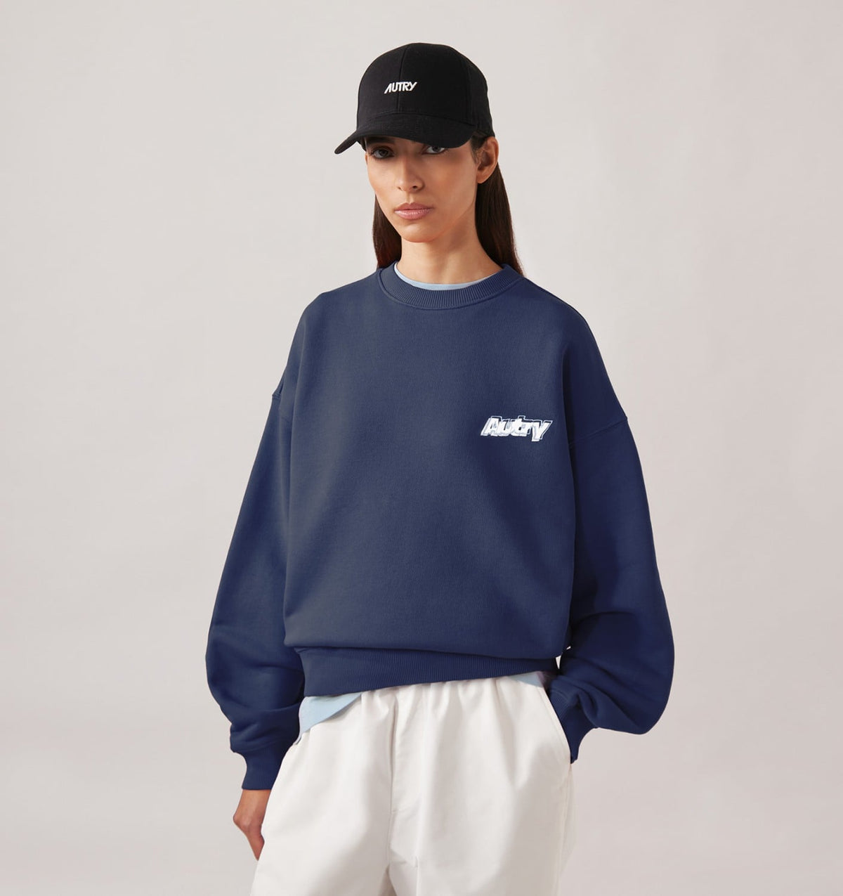 AUTRY Woman|Man DOUBLE LOGO SWEATSHIRT UNISEX