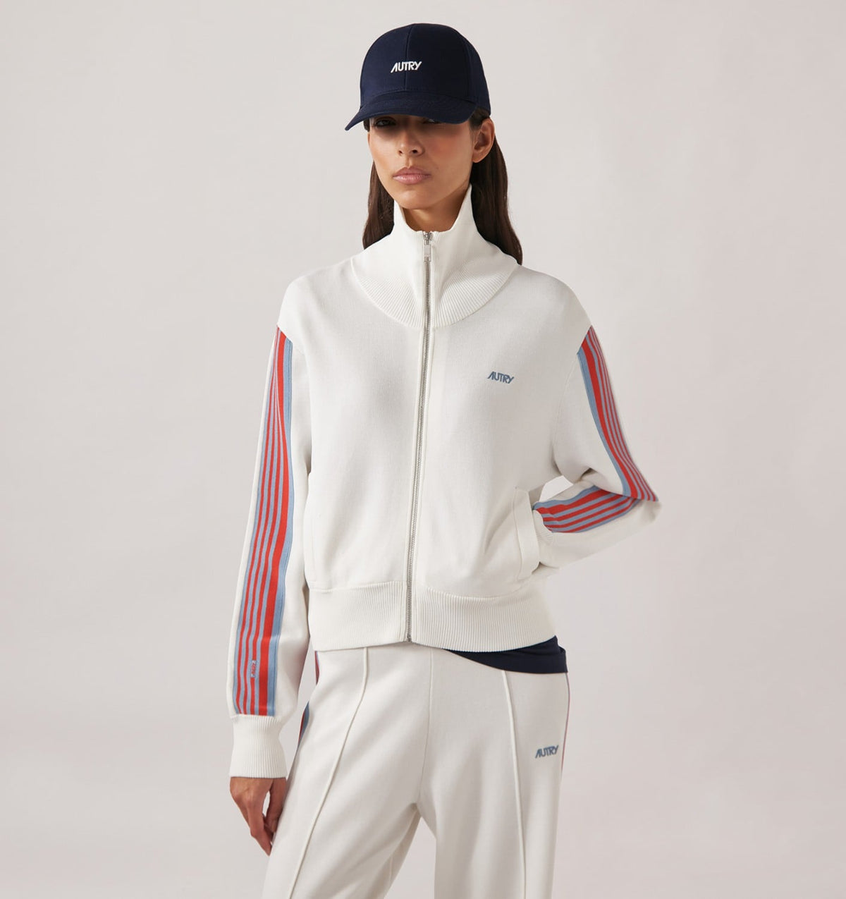 AUTRY Woman KNITTED VISCOSE FULL ZIP JACKET WOMAN