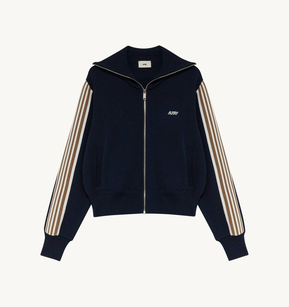 AUTRY Woman KNITTED TENNIS VISCOSE ZIP JACKET WOMAN