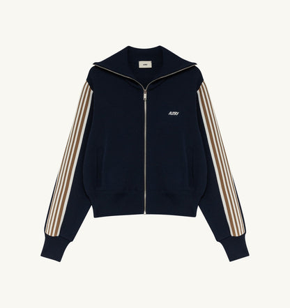 AUTRY Woman KNITTED TENNIS VISCOSE ZIP JACKET WOMAN
