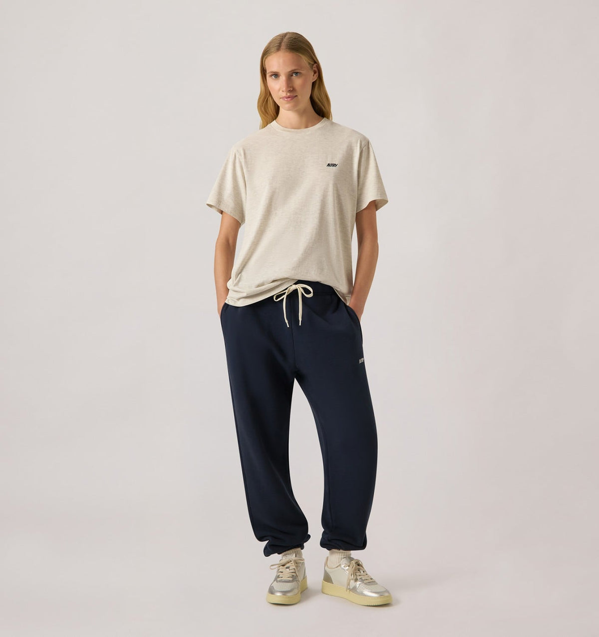 AUTRY Woman EMBROIDERED LOGO SWEATPANTS WOMAN