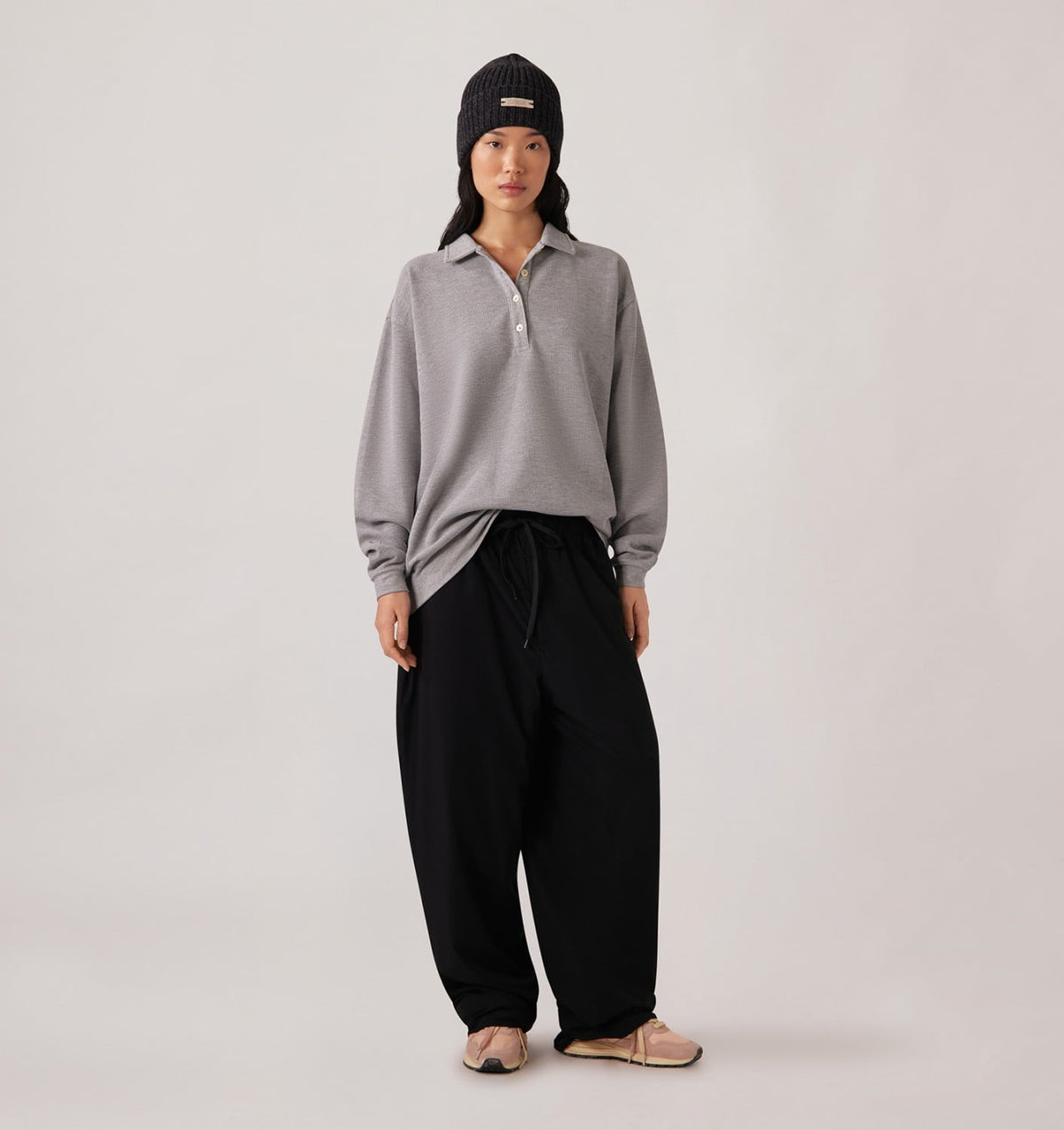 AUTRY Woman|Man TONAL LOGO NYLON PANTS UNISEX