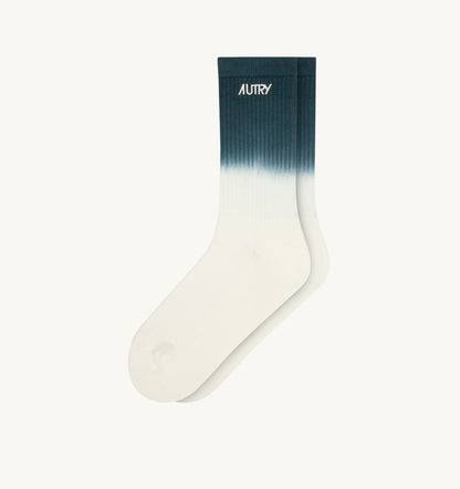 AUTRY Woman|Man TIE-DYE SOCKS WITH EMBROIDERED LOGO UNISEX